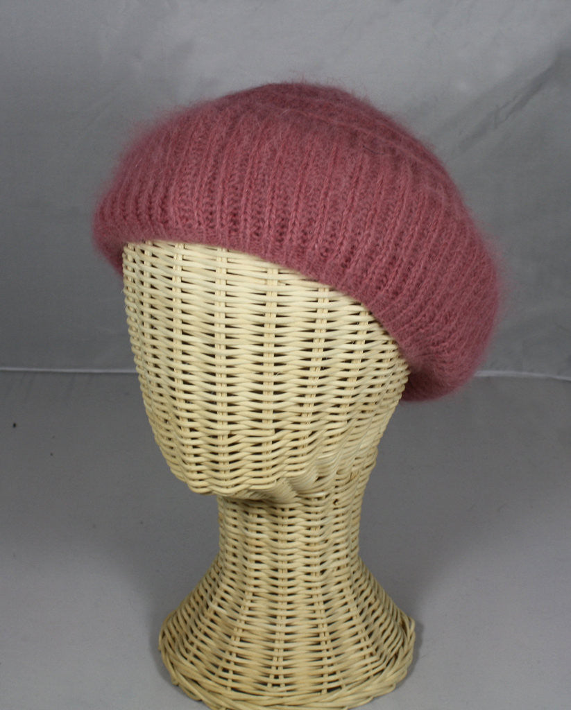 Angora and Wool Beret - Italian made