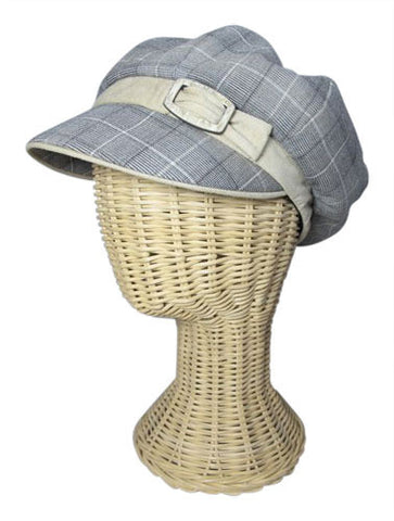 Newscap Elite – Grey Plaid