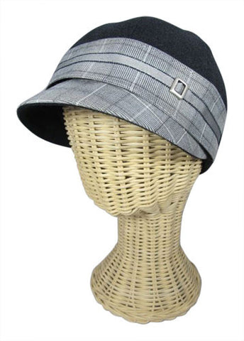 Jeanne Jockey Cap – Cashmere