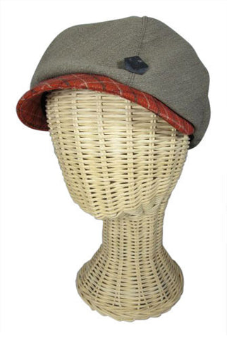 Dyllan Driving Cap – Wool & Plaid