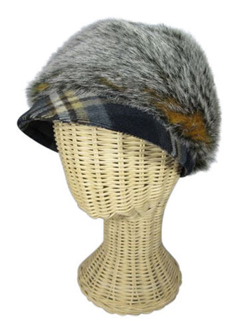 Trapper Jane – Faux Fur & Plaid