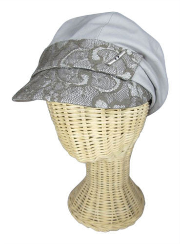 Newscap – Grey & Lace