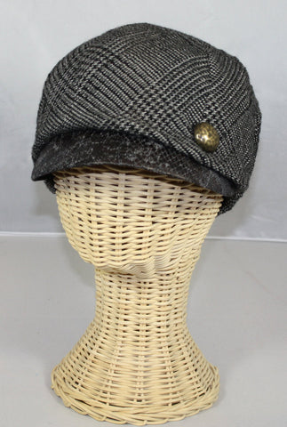 Crinkle Plaid Dyllan Newscap
