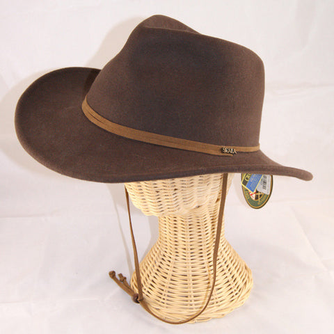 OUT OF STOCK - Wool Cowboy Hat With Earflaps