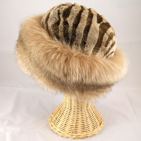 Shaved Mink & Fox Hat